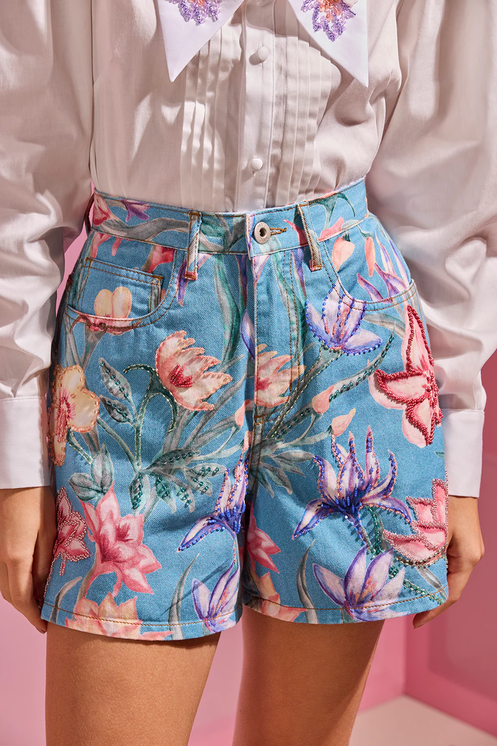 AMARYLLIS DENIM SHORT - Image 2