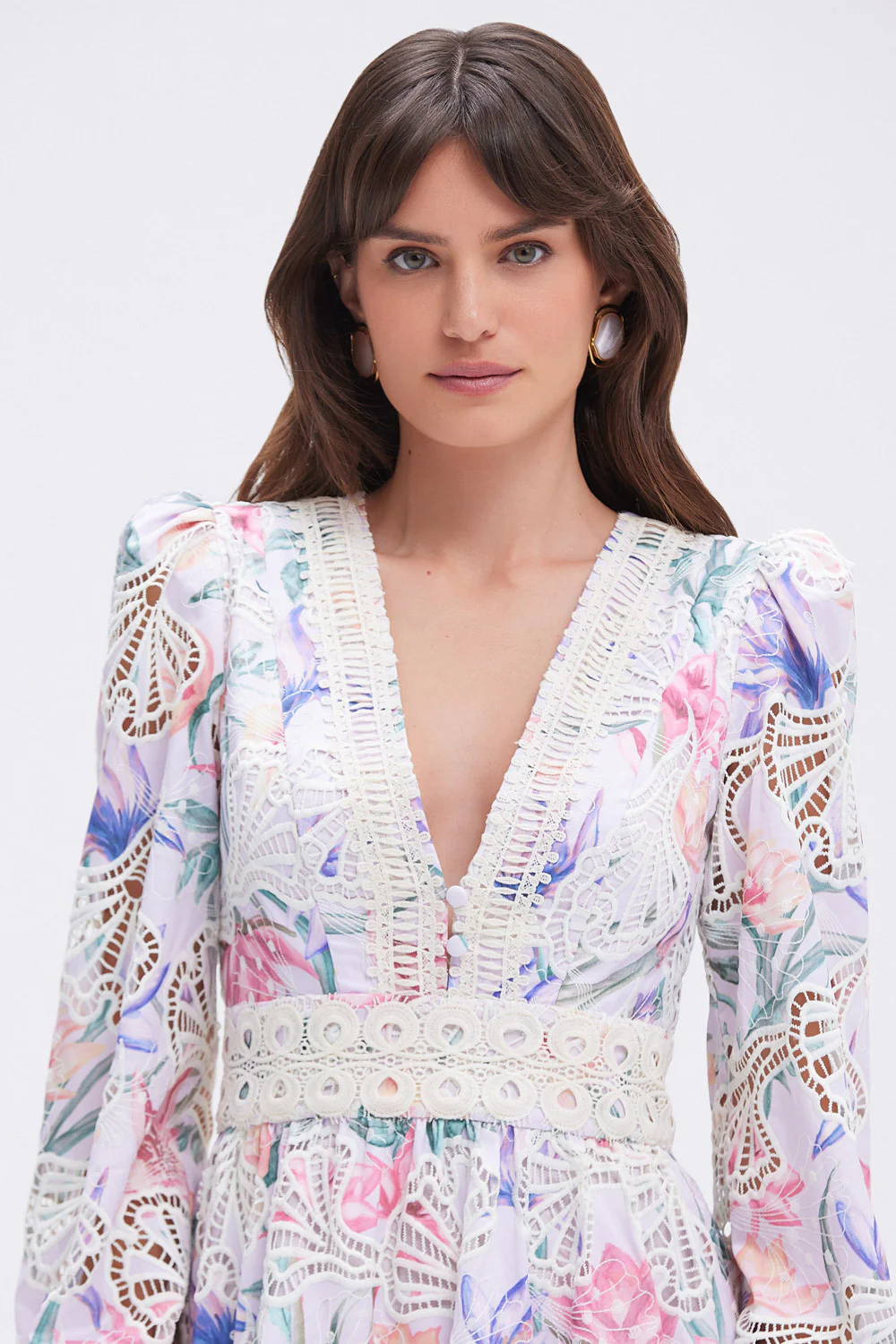 AMARYLLIS EMBROIDERED MINI DRESS - Image 2