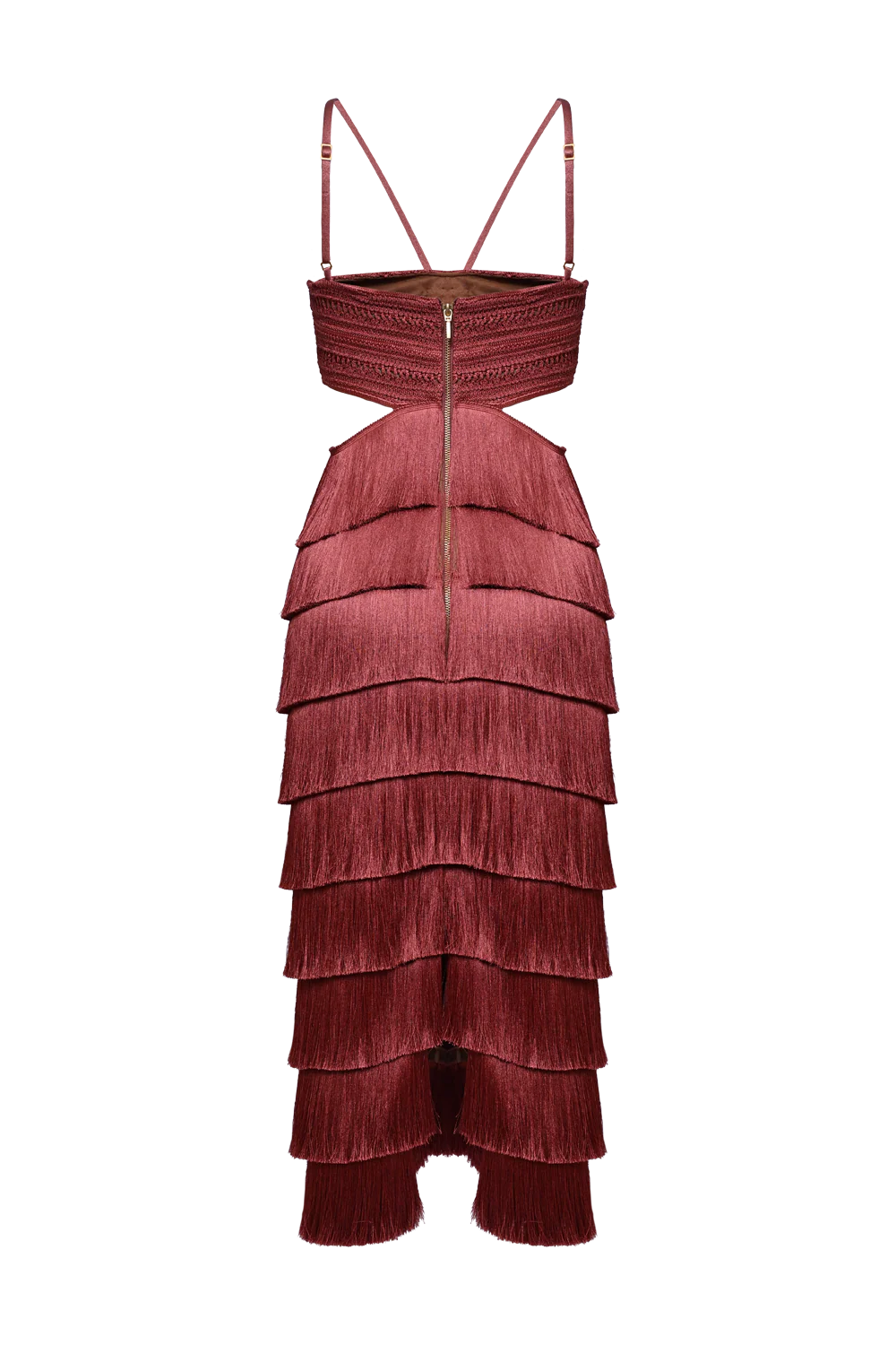 AMBER FRINGE MIDI DRESS - Image 5