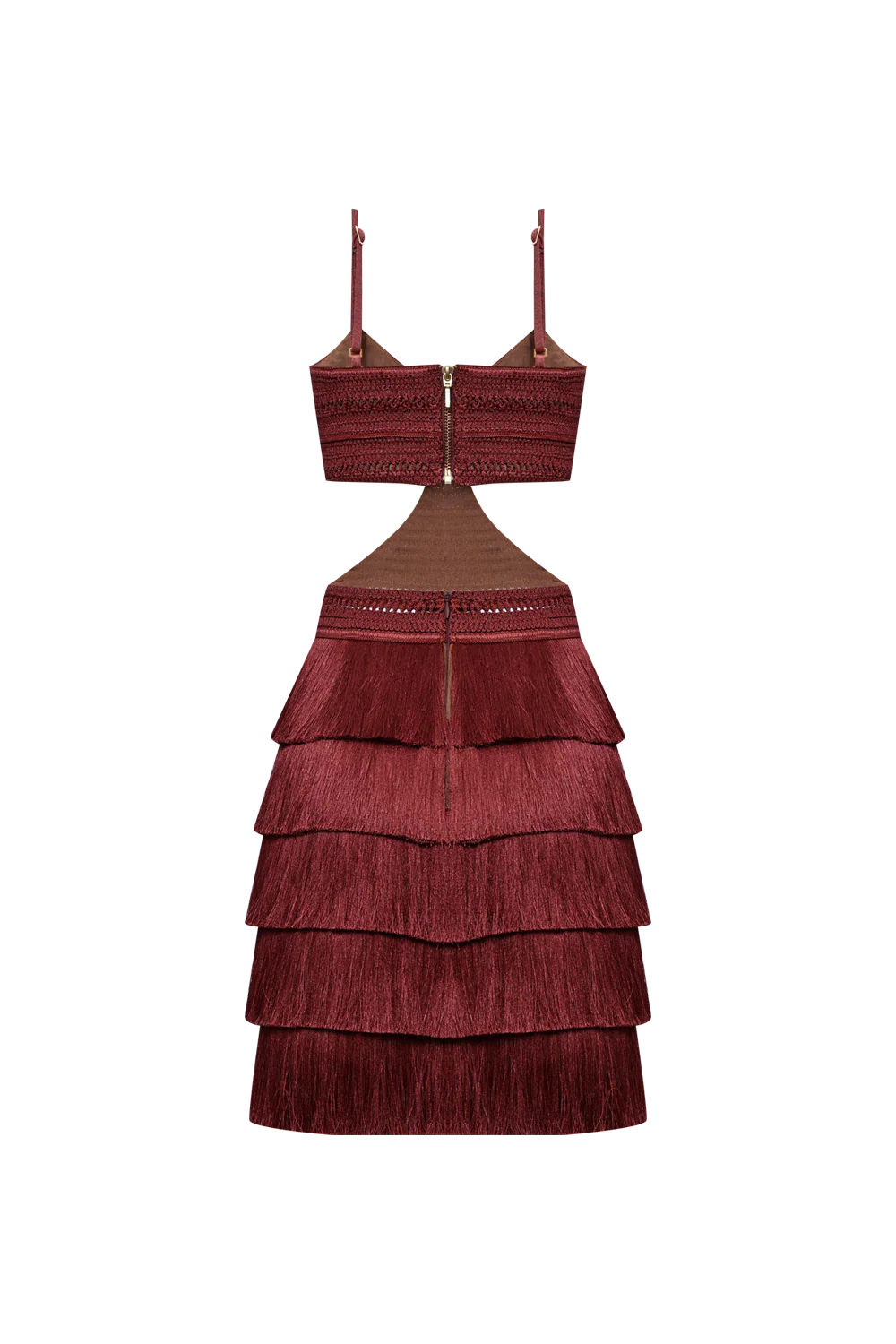AMBER FRINGE MINI DRESS - Image 4