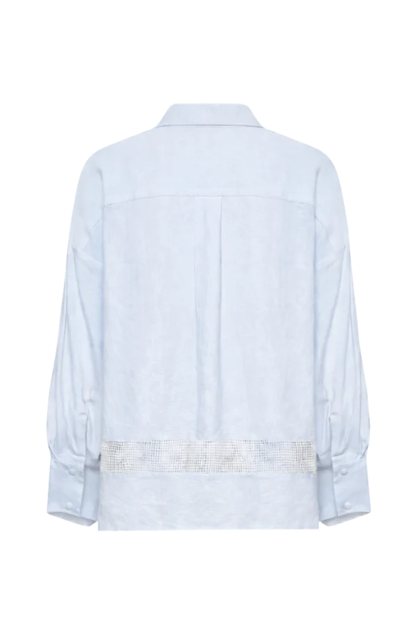 ACQUAMIST LINEN EMBROIDERED SHIRT - Image 2