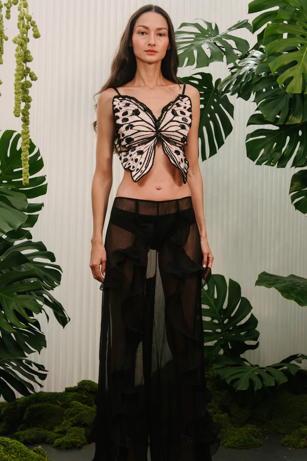 BUTTERFLY EMBROIDERED TOP (RUNWAY) - Image 4