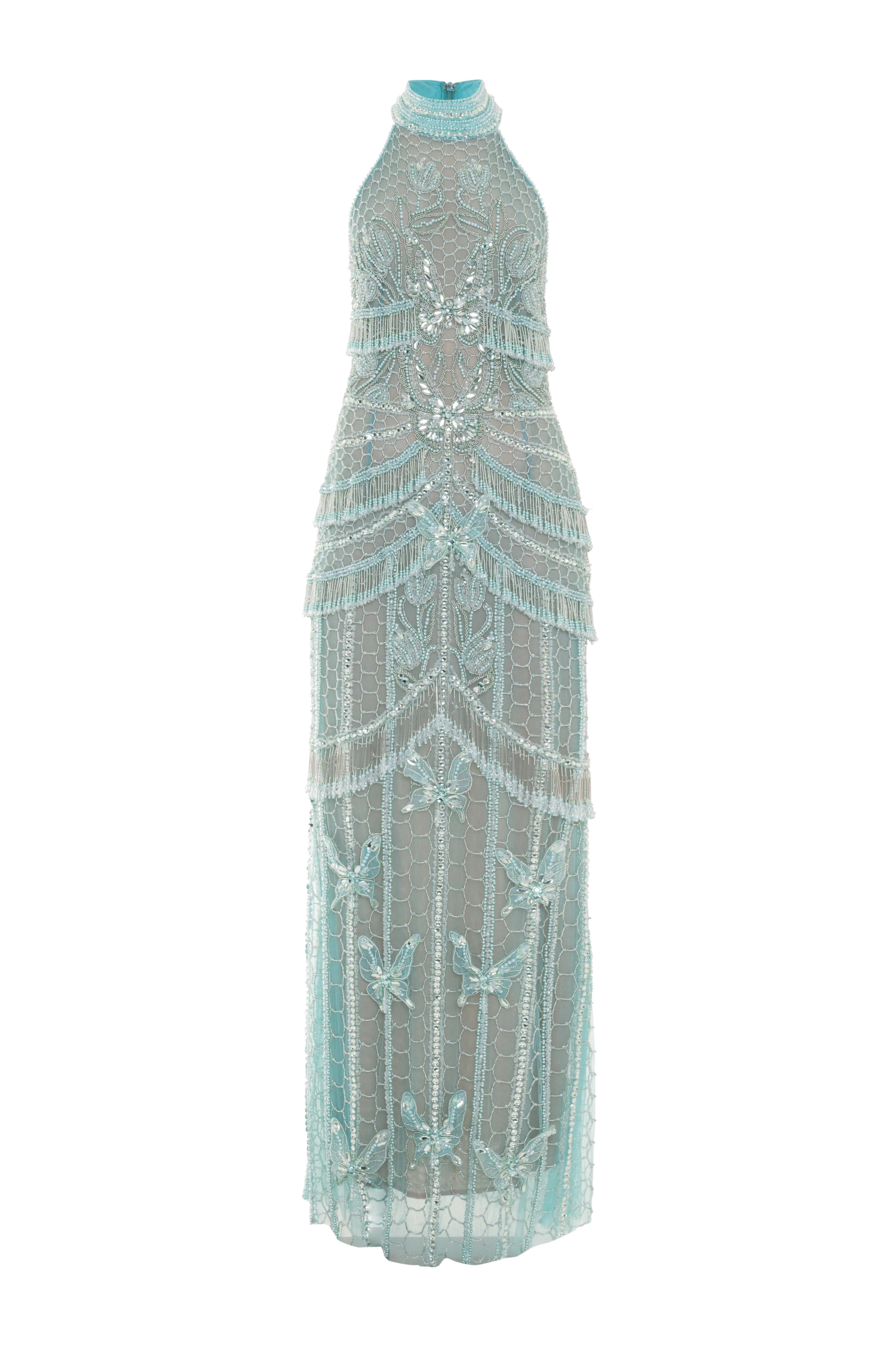 BUTTERFLY EMBROIDERY MAXI DRESS - Image 2