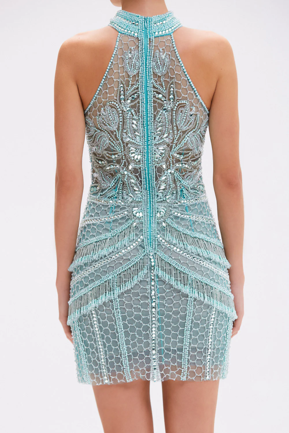 BUTTERFLY EMBROIDERY MINI DRESS - Image 4