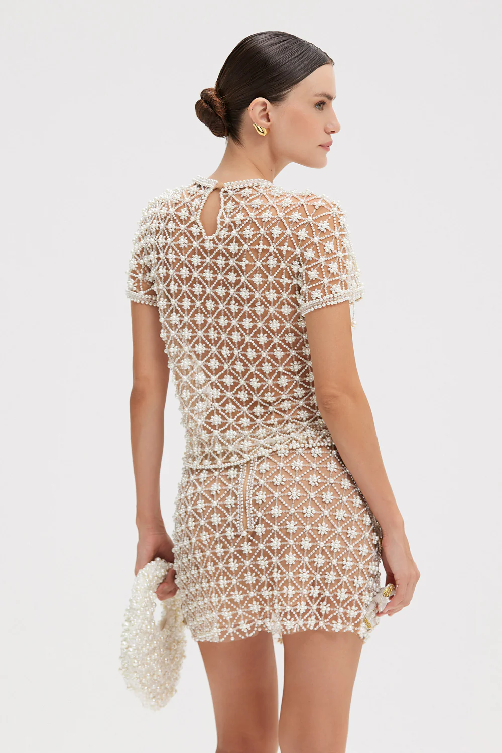BUTTERFLY EMBROIDERY MINI SKIRT - Image 3