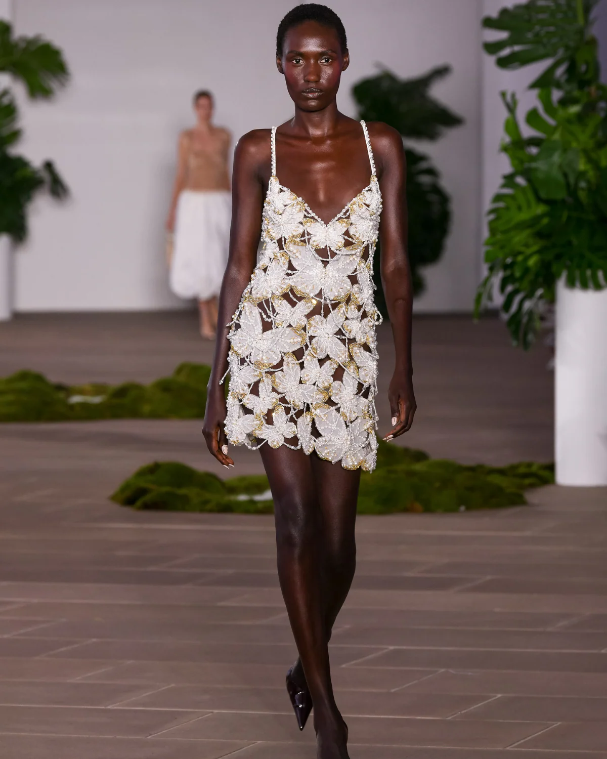 BUTTERFLY TULLE MINI DRESS (RUNWAY) - Image 4