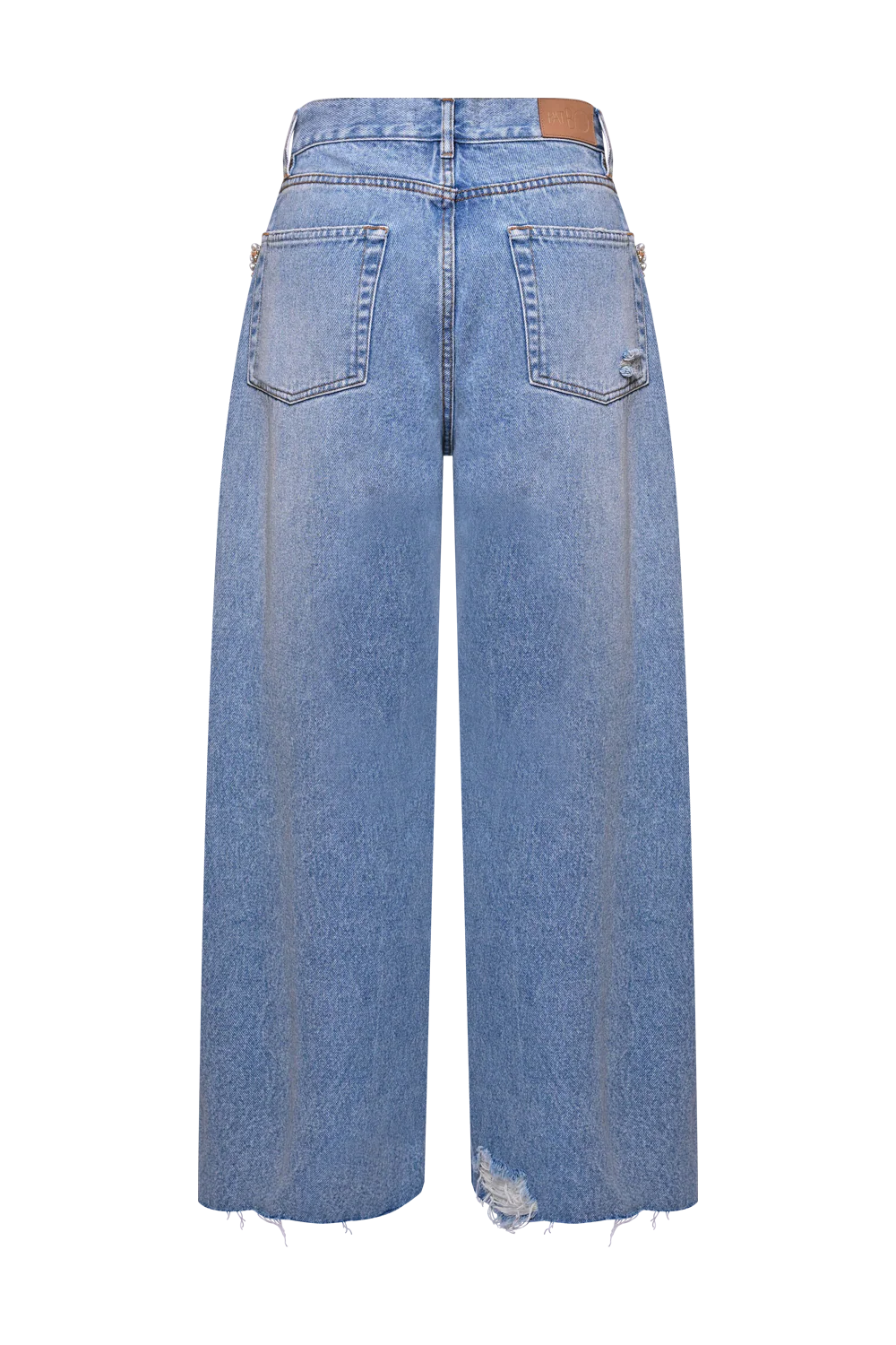 CAMILA COELHO BEADED DENIM PANT - Image 5