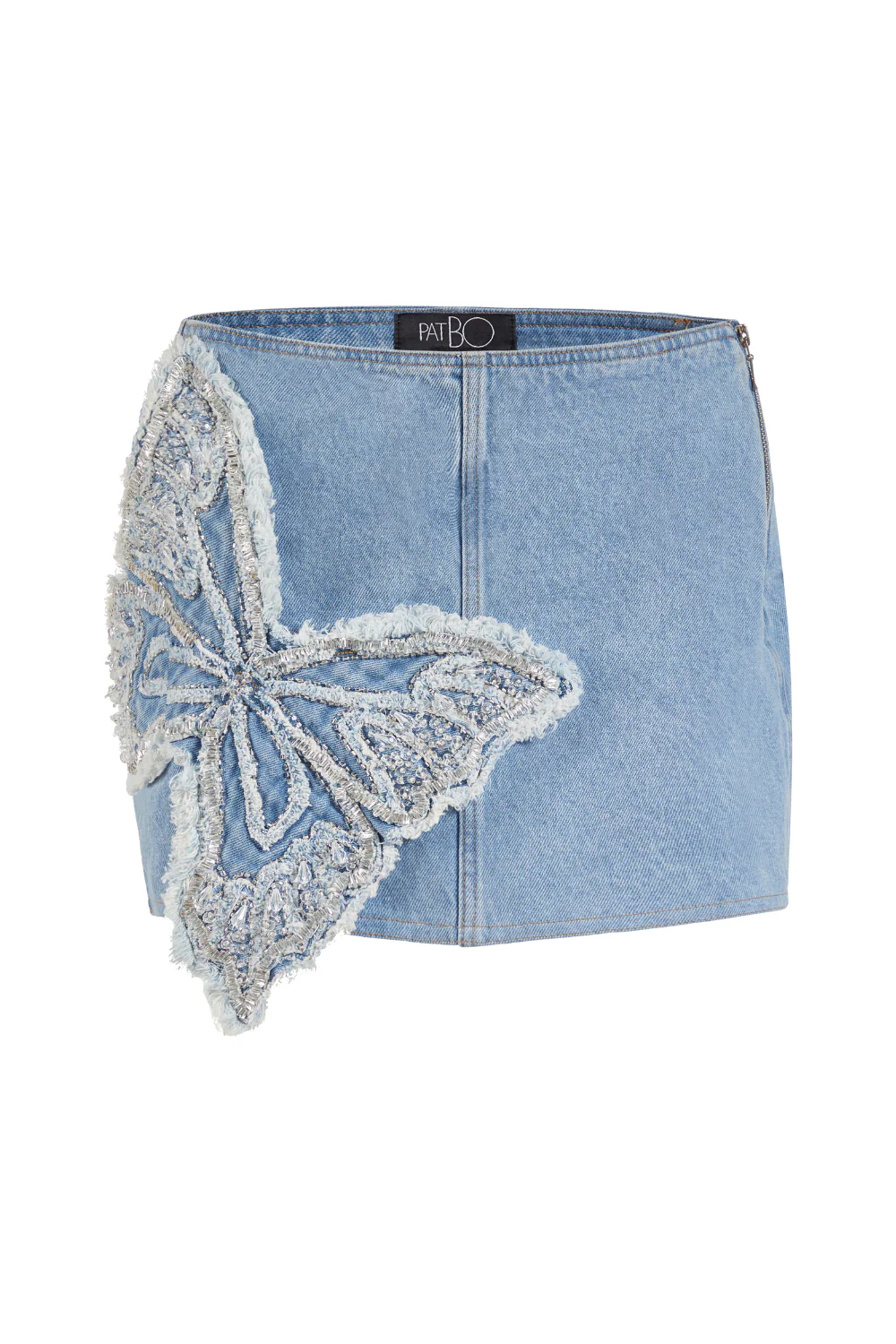 BUTTERFLY DENIM SKIRT (RUNWAY) - Image 5