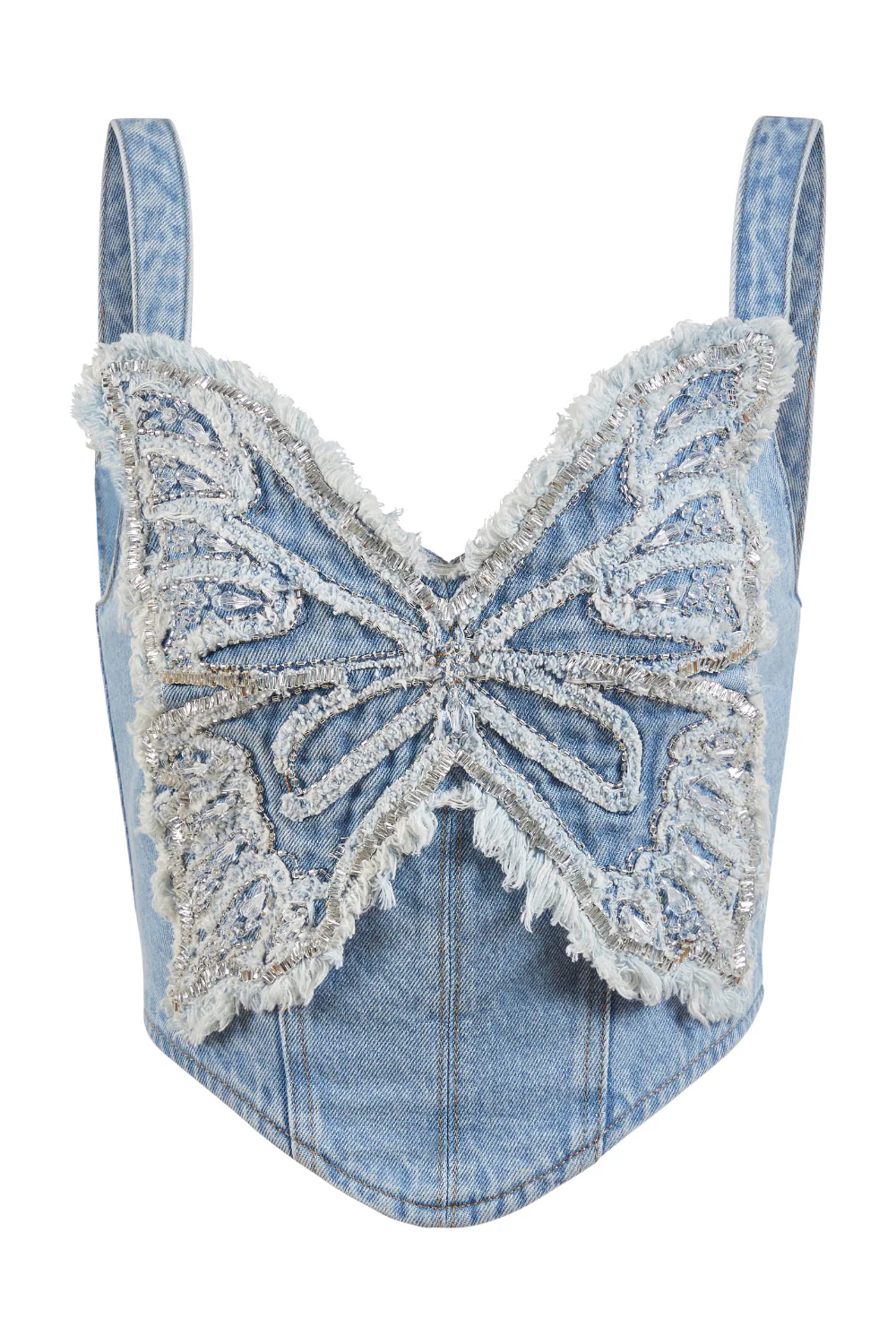BUTTERFLY DENIM TOP (RUNWAY) - Image 5