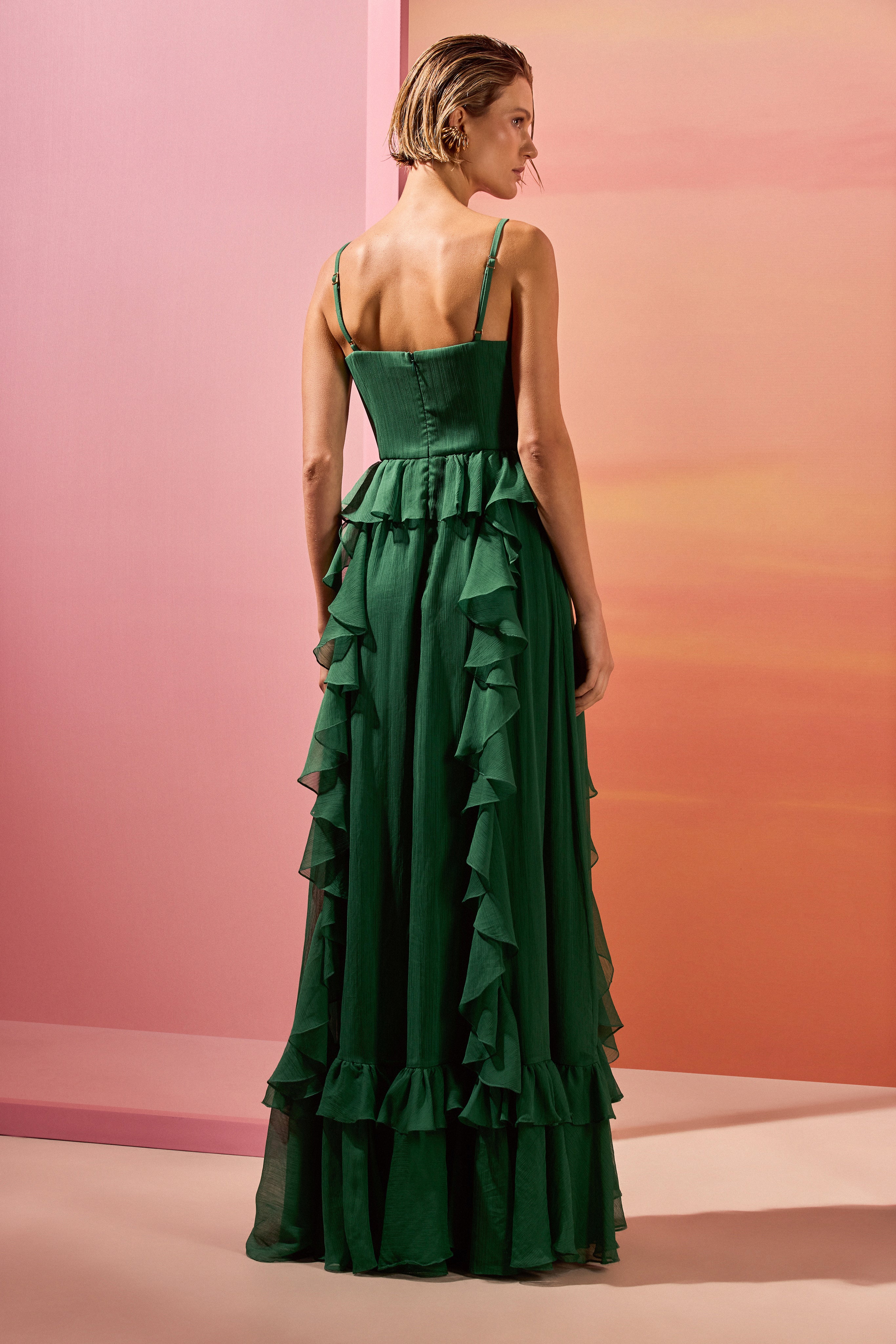 CHIFFON DAYDREAM FLOWERS MAXI DRESS - Image 3