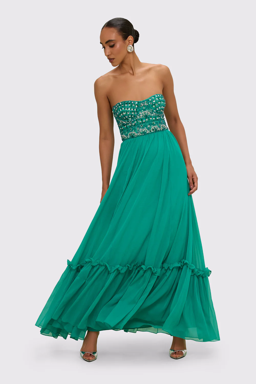 CHIFFON DAYDREAM MAXI DRESS - Image 2