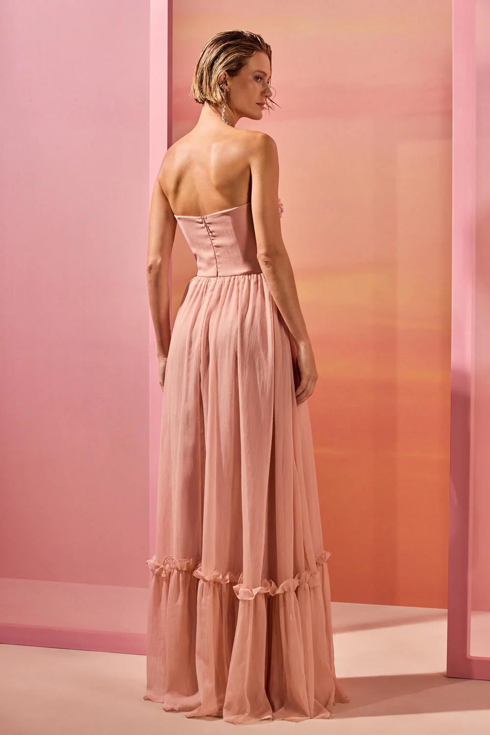 CHIFFON DAYDREAM MAXI DRESS - Image 3