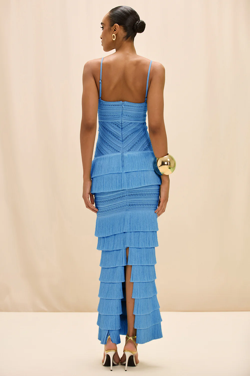 CLARA FRINGE MAXI DRESS - Image 3