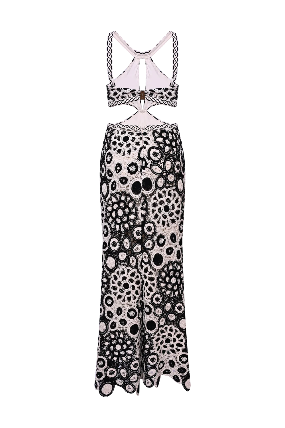 CORAL CROCHET MAXI DRESS - Image 5