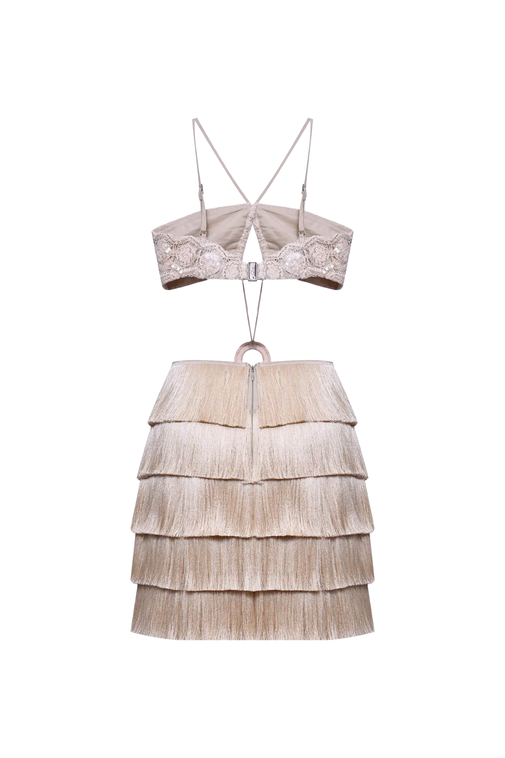 CROCHET BLOOM CUT OUT MINI DRESS - Image 5