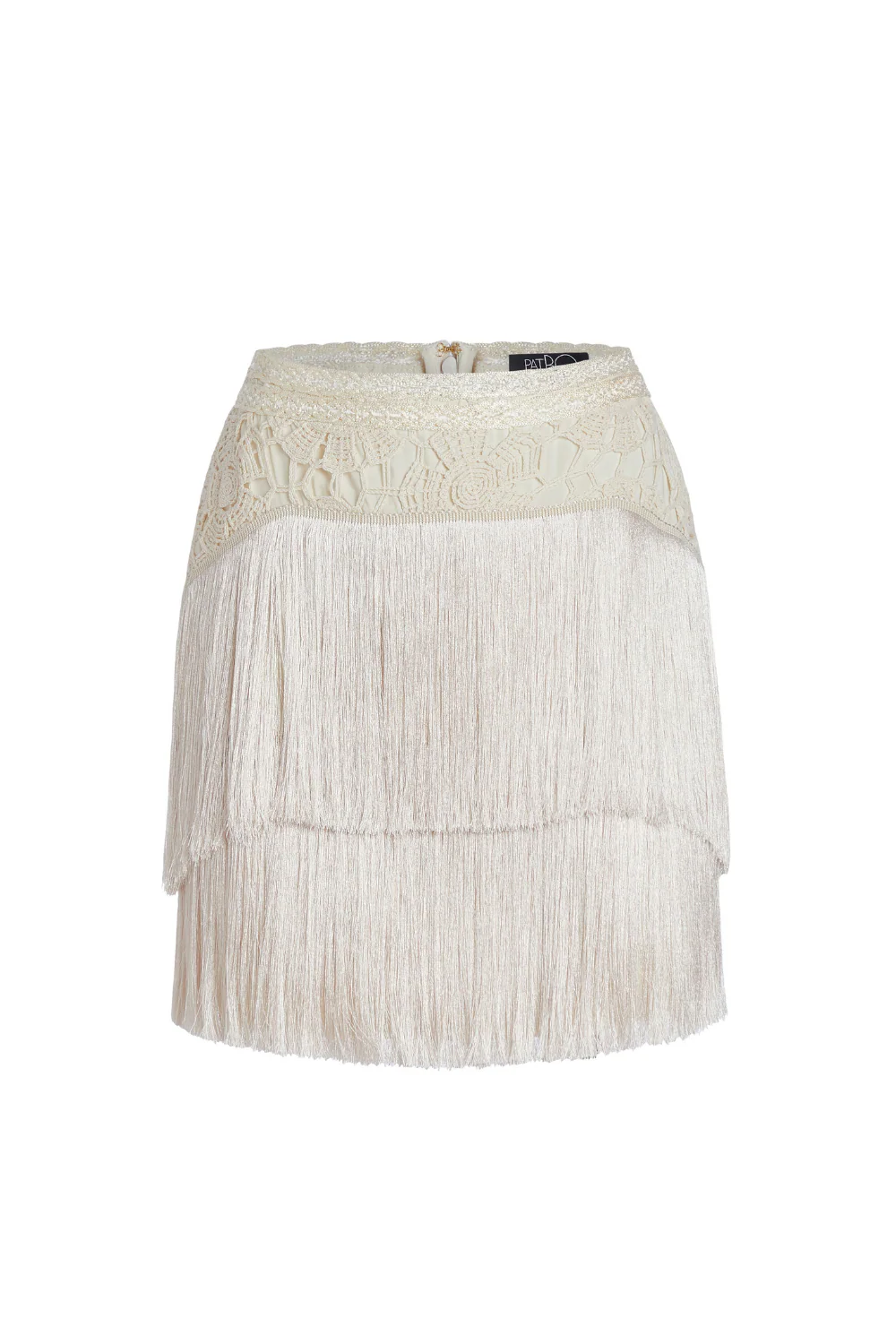 Crochet Fringe Mini Skirt - Image 5