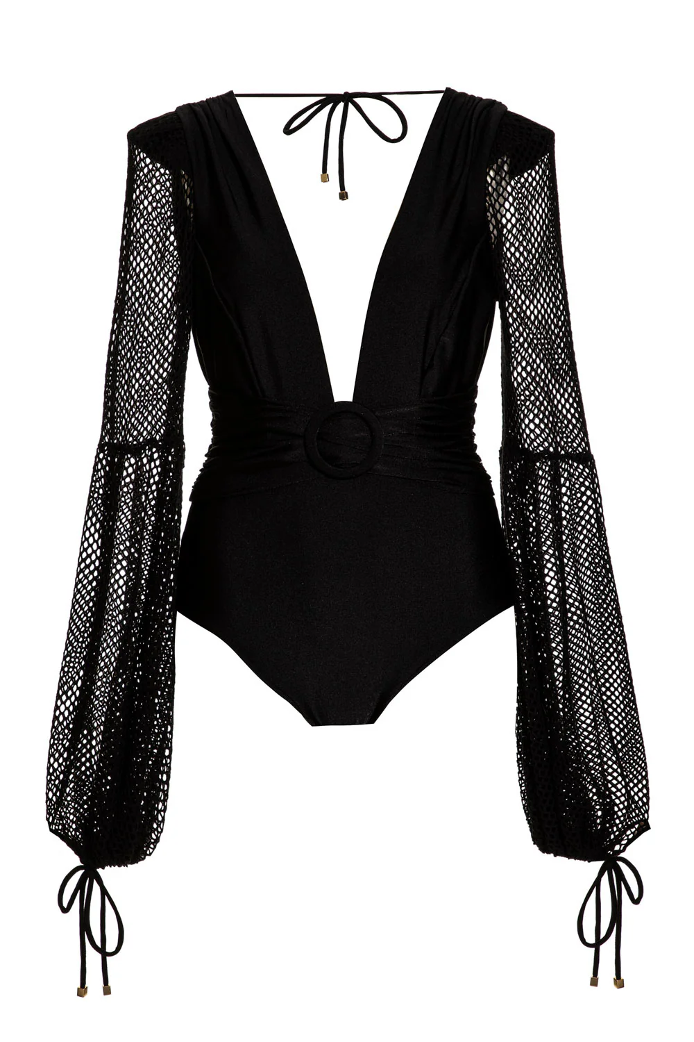 Plunge Netted One Piece - Image 5