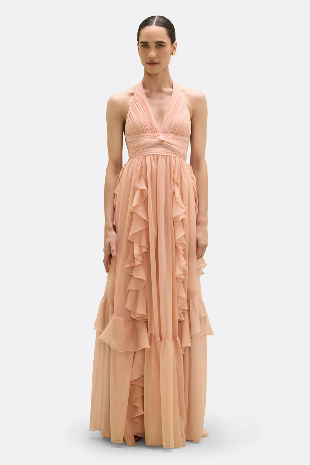 CHIFFON DAYDREAM PLUNGE GOWN