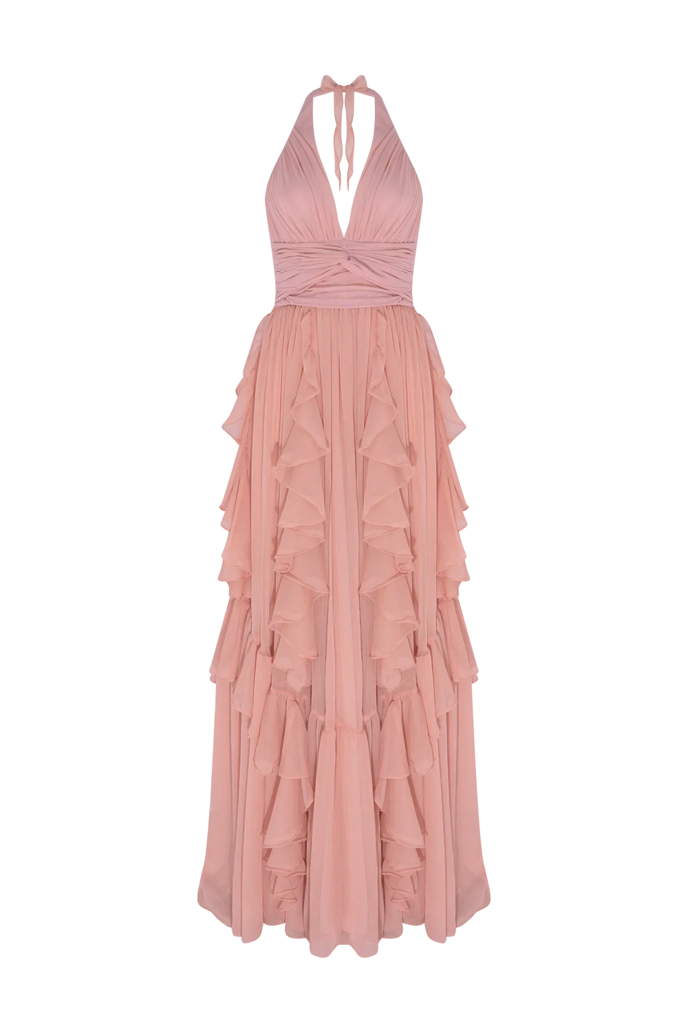 CHIFFON DAYDREAM PLUNGE GOWN - Image 2
