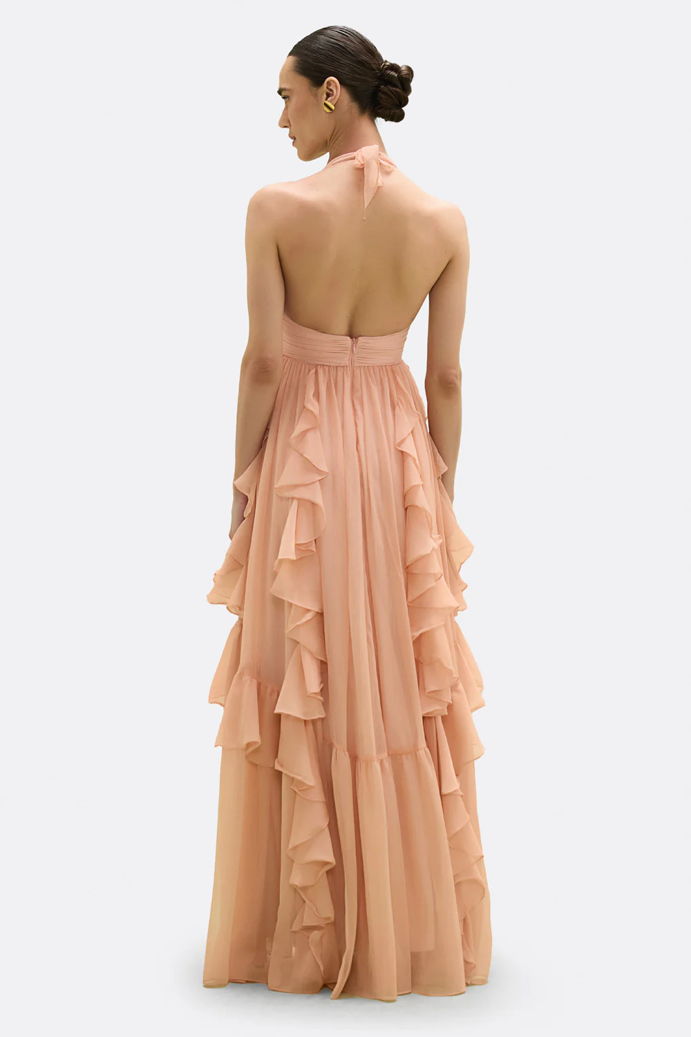 CHIFFON DAYDREAM PLUNGE GOWN - Image 4