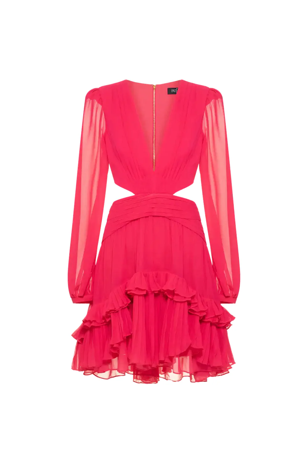 DEEP V CUTOUT MINI DRESS - Image 4