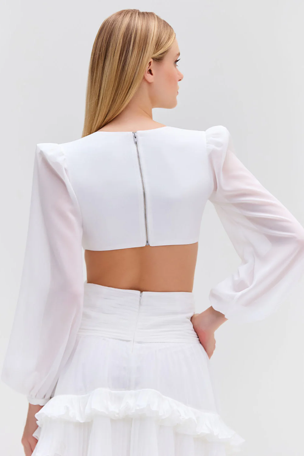 DEEP-V CUTOUT MINI DRESS - Image 3
