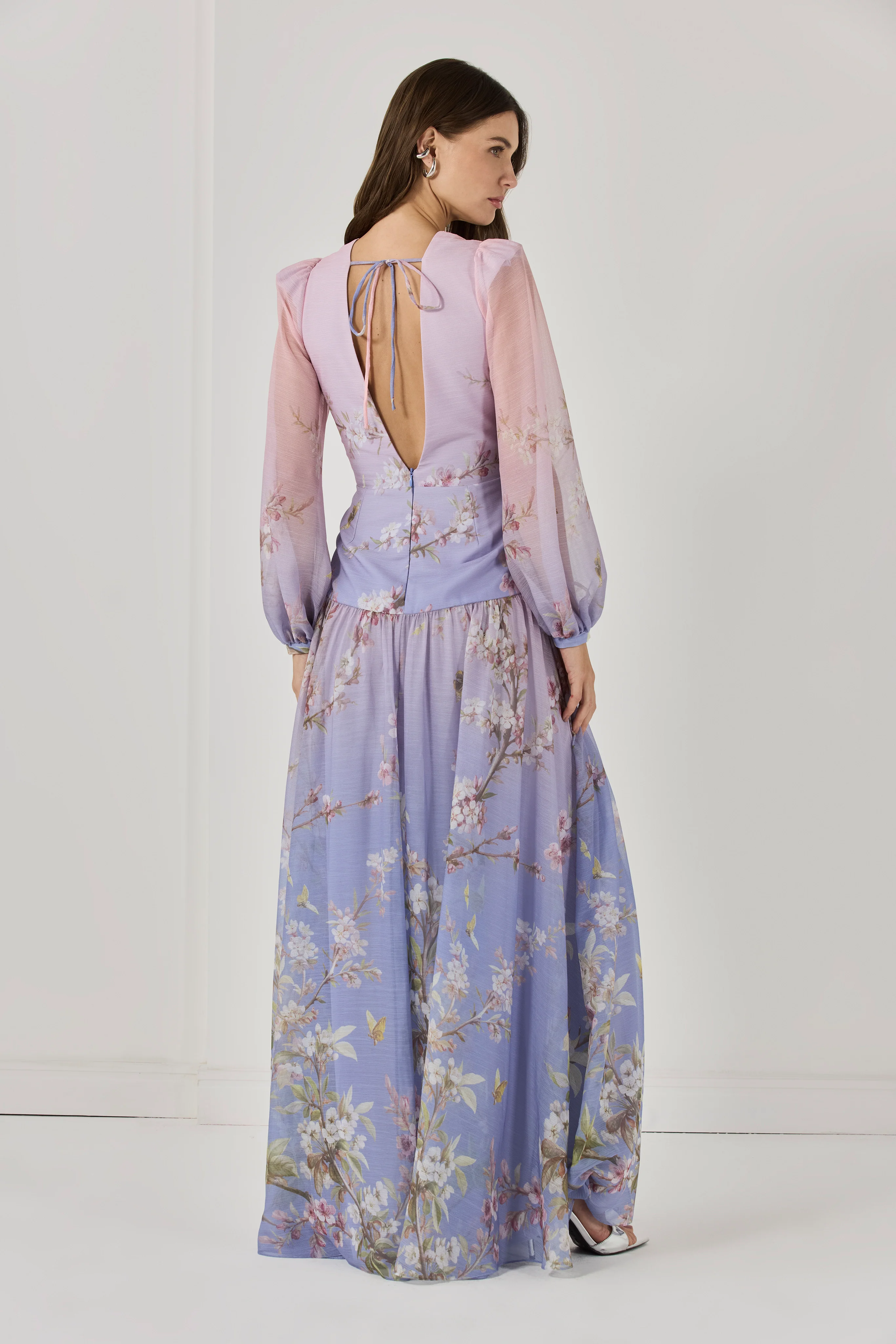DELICATA LONG SLEEVE MAXI DRESS - Image 2