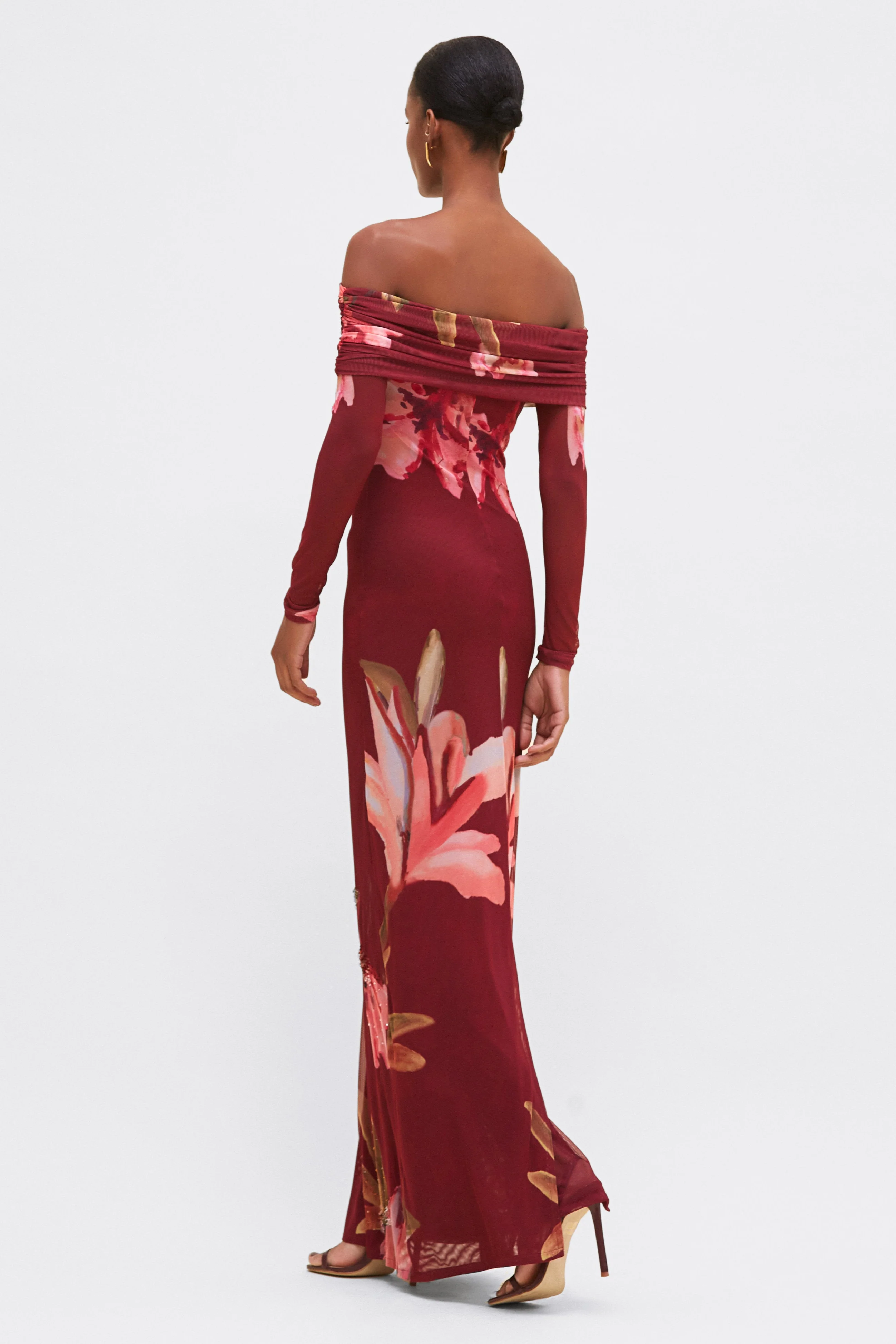 DELICATA TULLE MAXI DRESS - Image 3