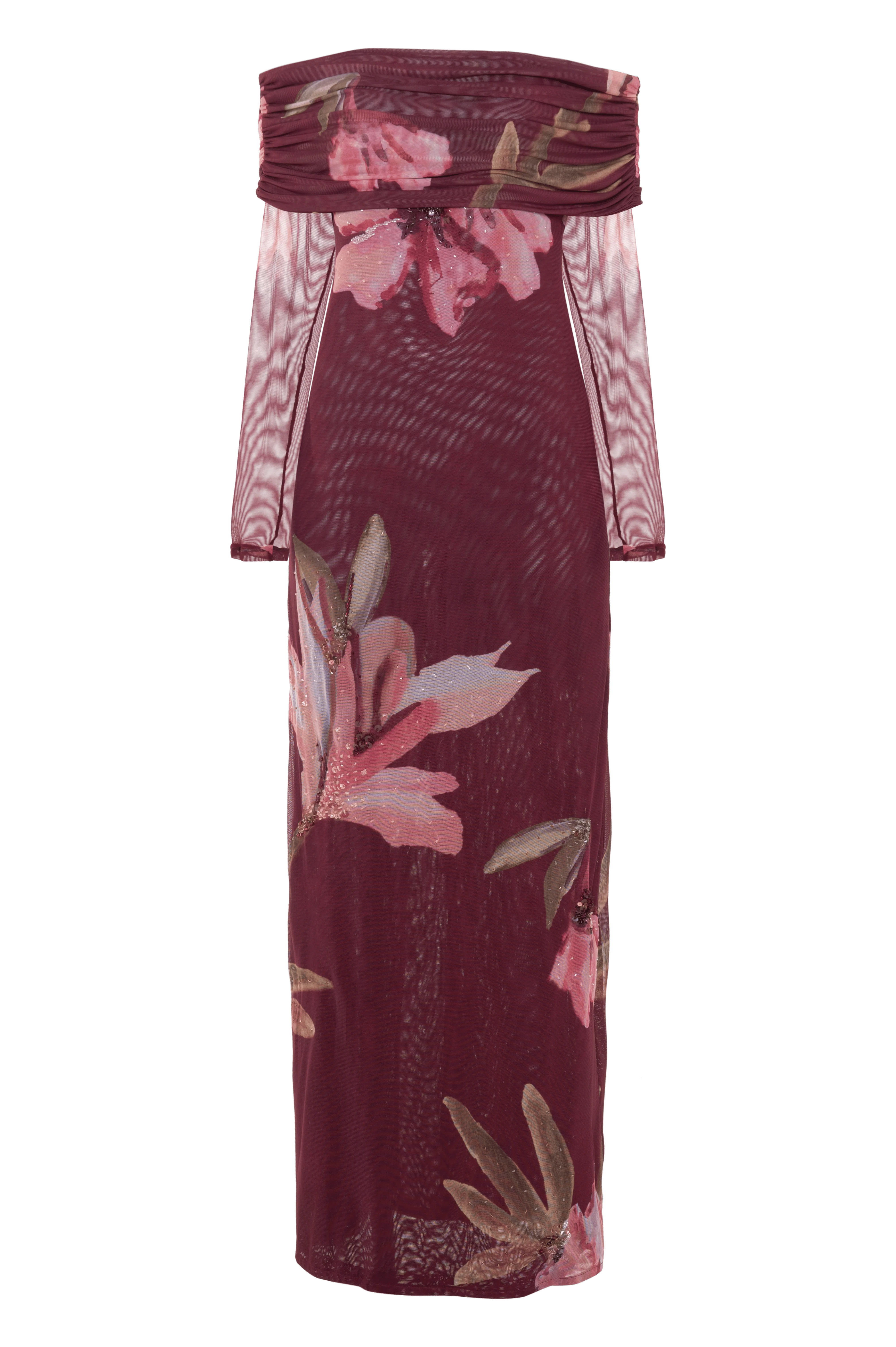 DELICATA TULLE MAXI DRESS - Image 4