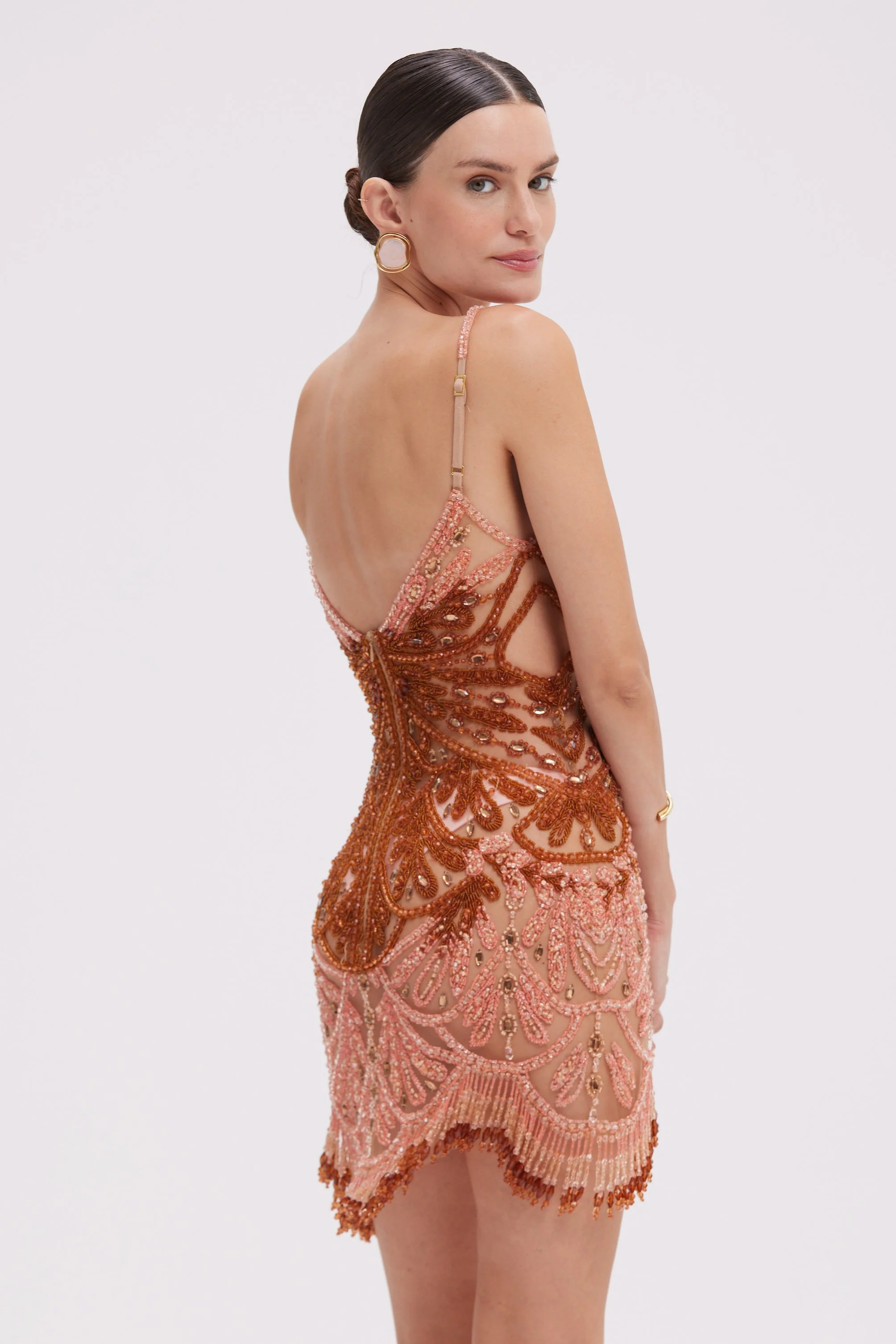 EMBROIDERED TULLE MINI DRESS (RUNWAY) - Image 2
