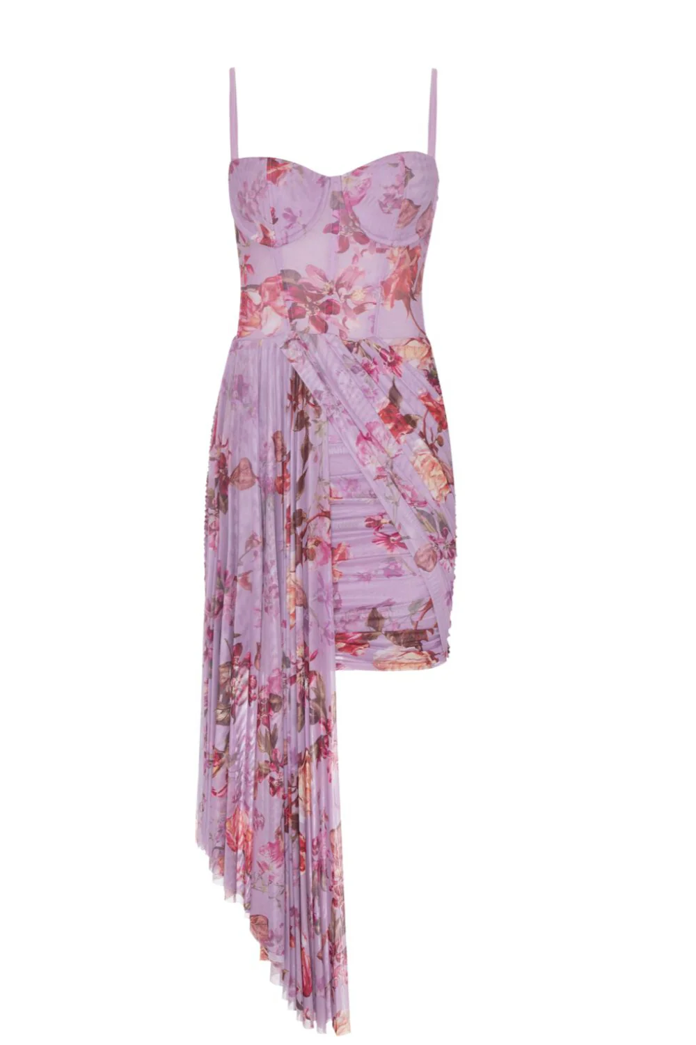 Floral Haze Bustier Mini Dress - Image 5