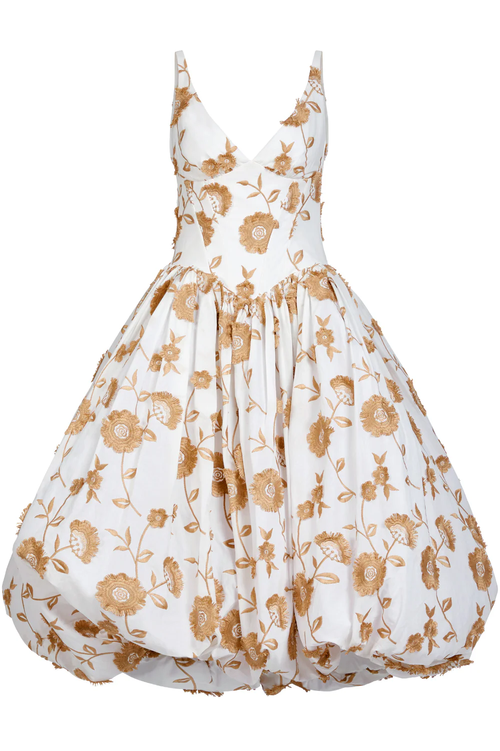 BOTANICAL POPLIN MIDI DRESS (RUNWAY) - Image 5