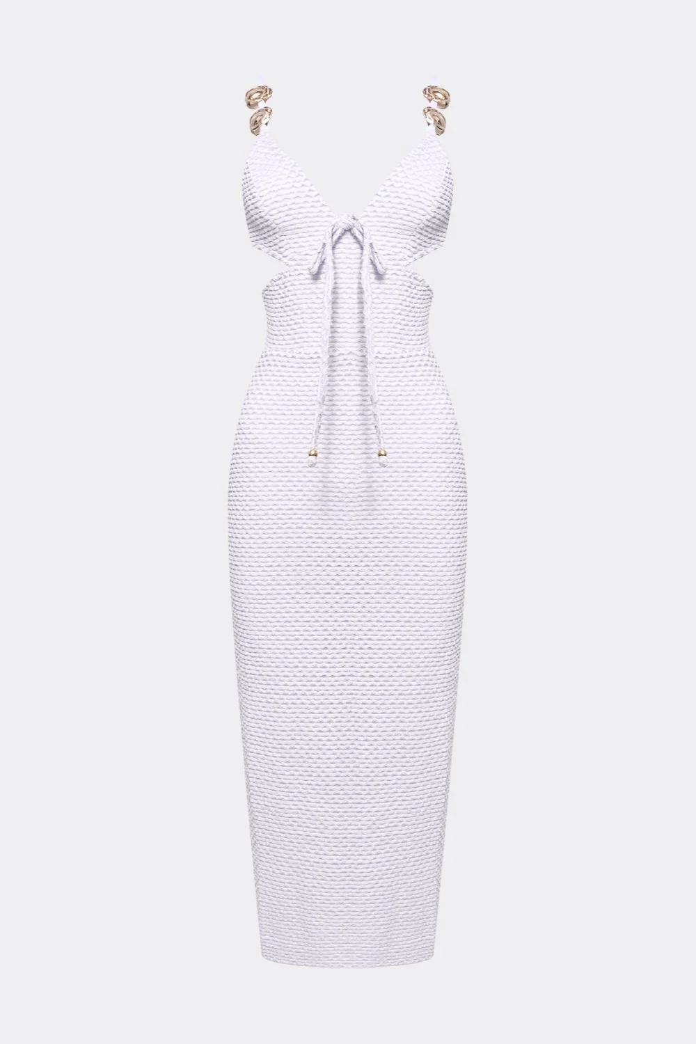 GAVEA MESH CUT OUT MIDI DRESS
