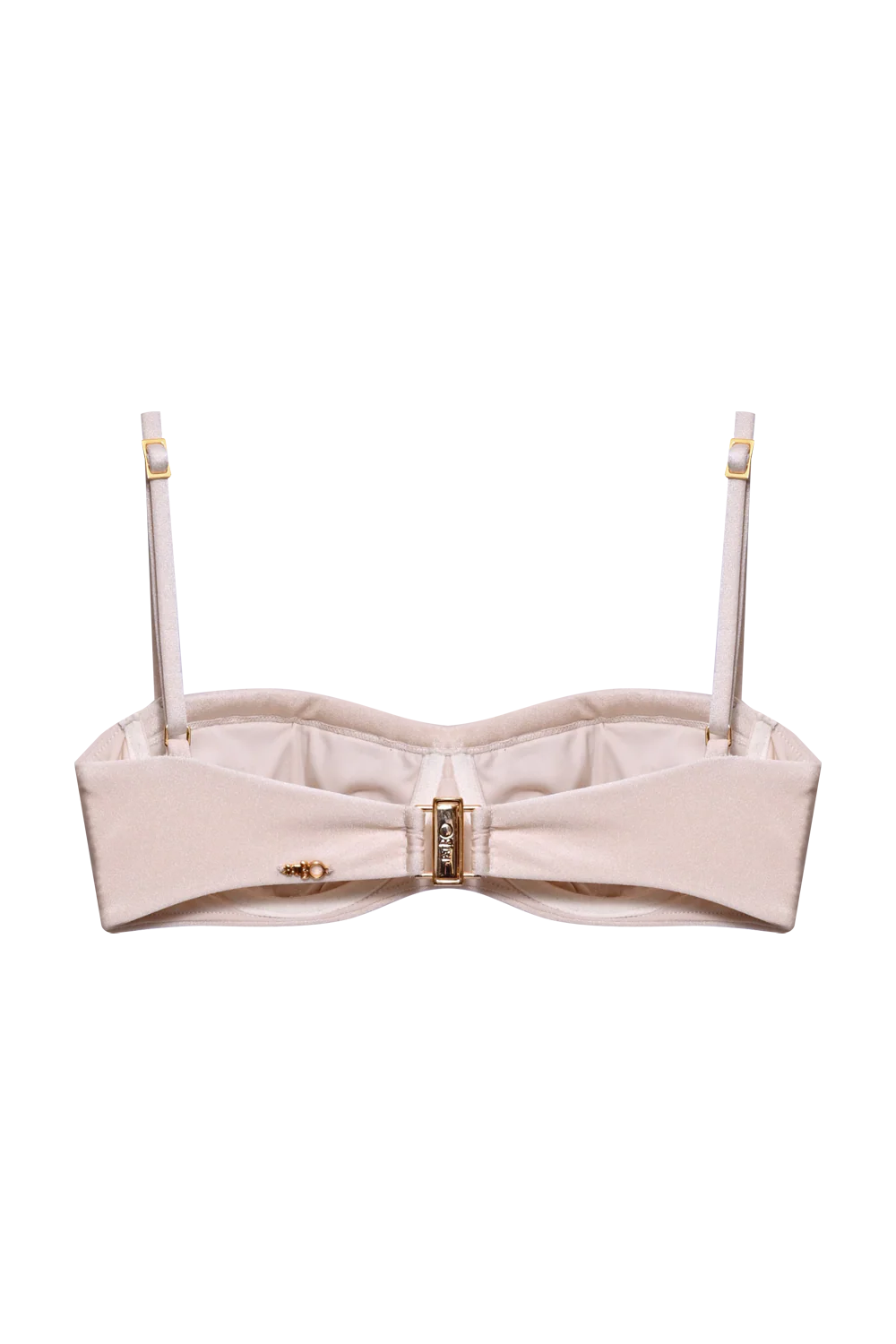 GOLDEN DUNE LYCRA EMBROIDERED BIKINI TOP - Image 3