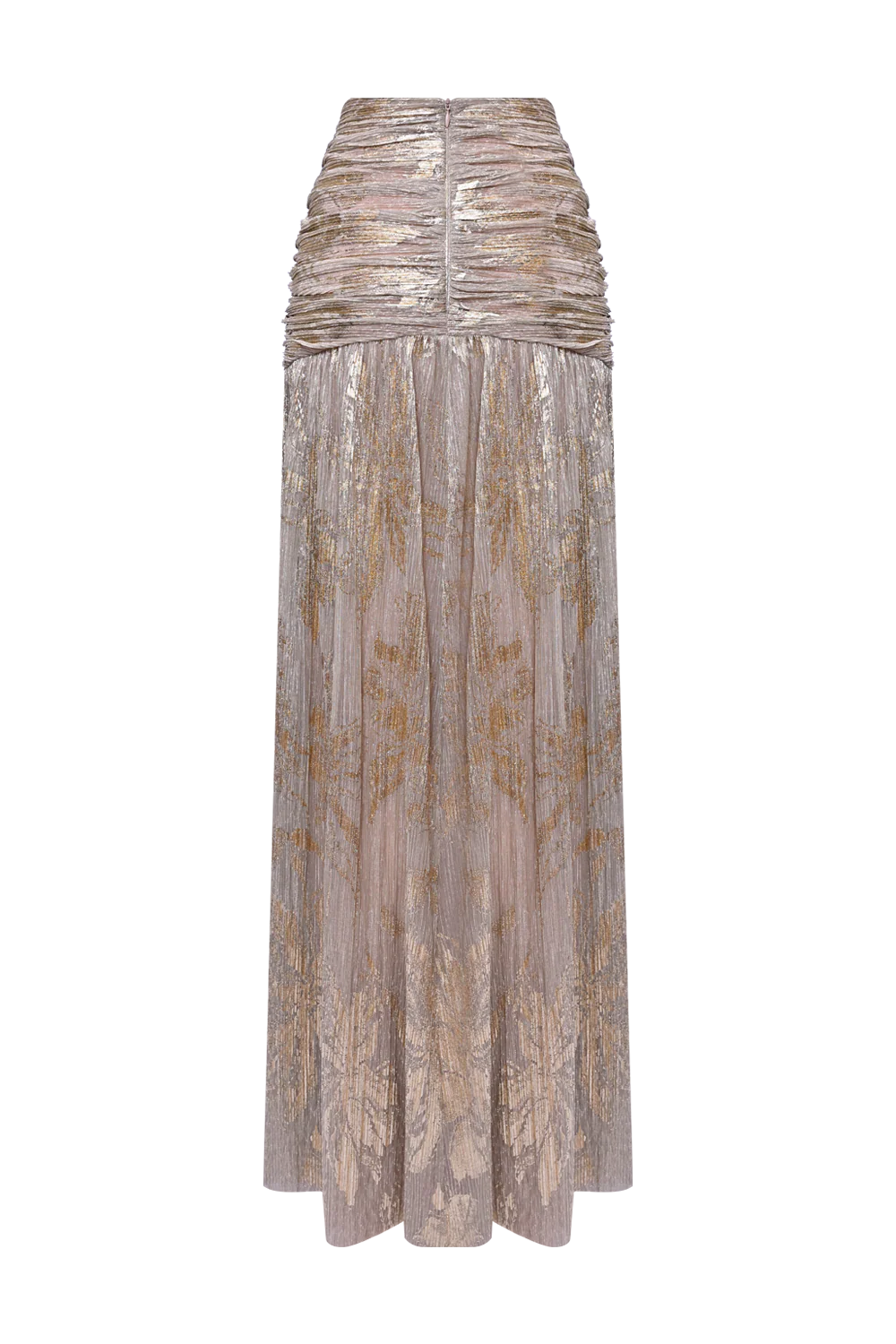 GOLDEN DUST LUREX MAXI SKIRT - Image 3
