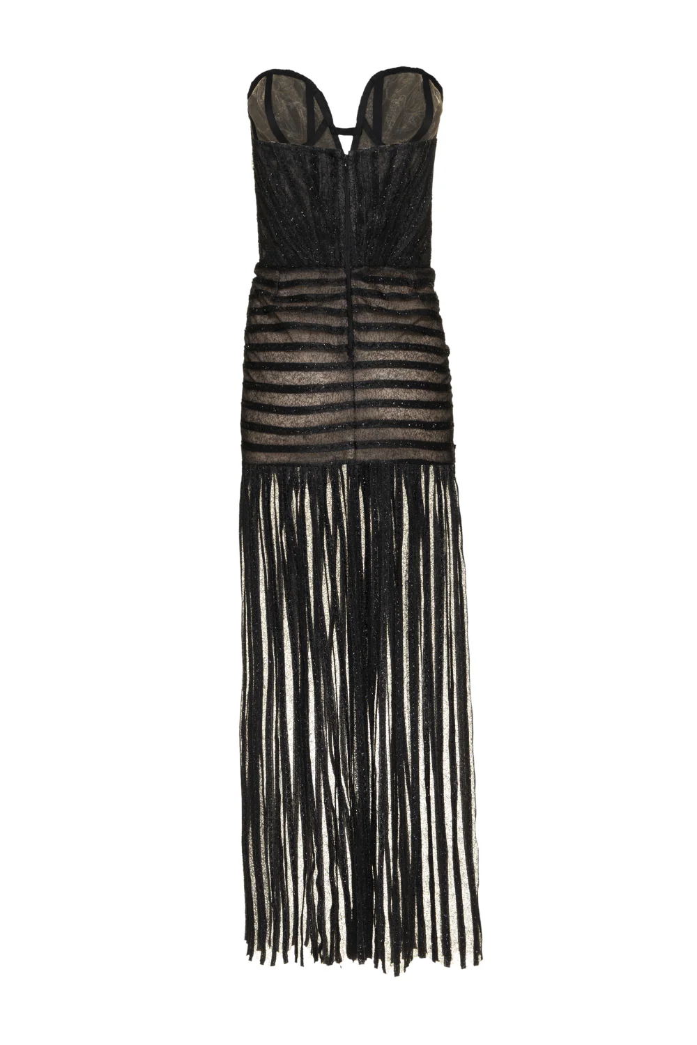 Sparkle Tulle Strapless Maxi Dress (RUNWAY) - Image 5
