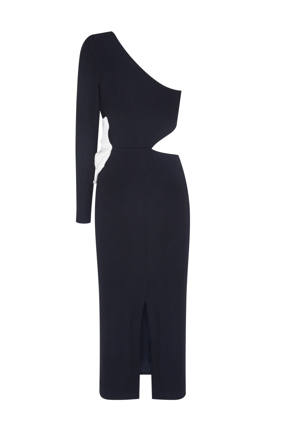 GRACE KNIT ONE SHOULDER MIDI DRESS - Image 5