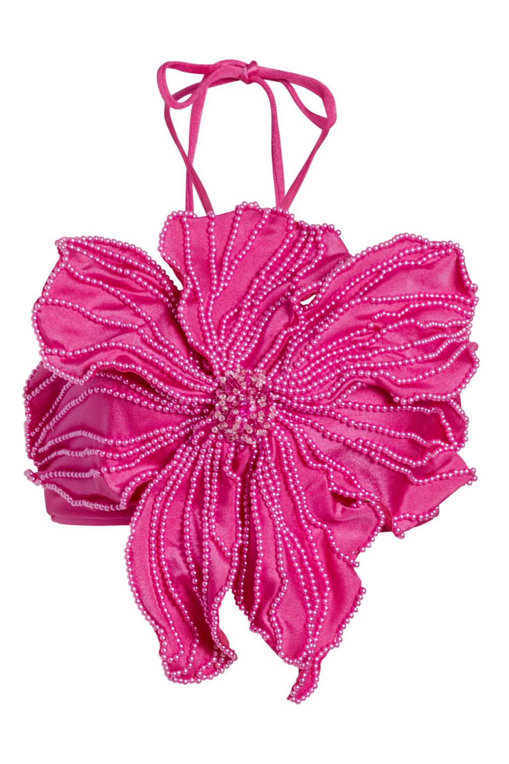 HAND-BEADED FLOWER TOP - Image 2