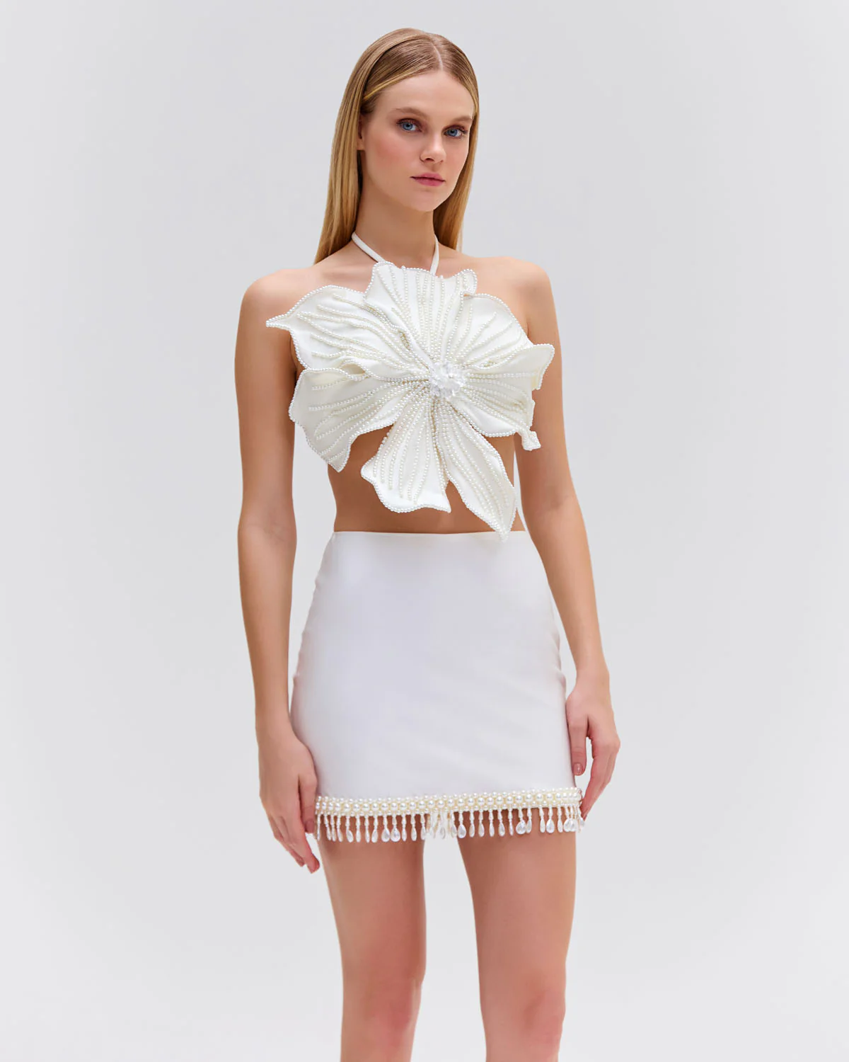 HAND-BEADED FLOWER TOP - Image 3