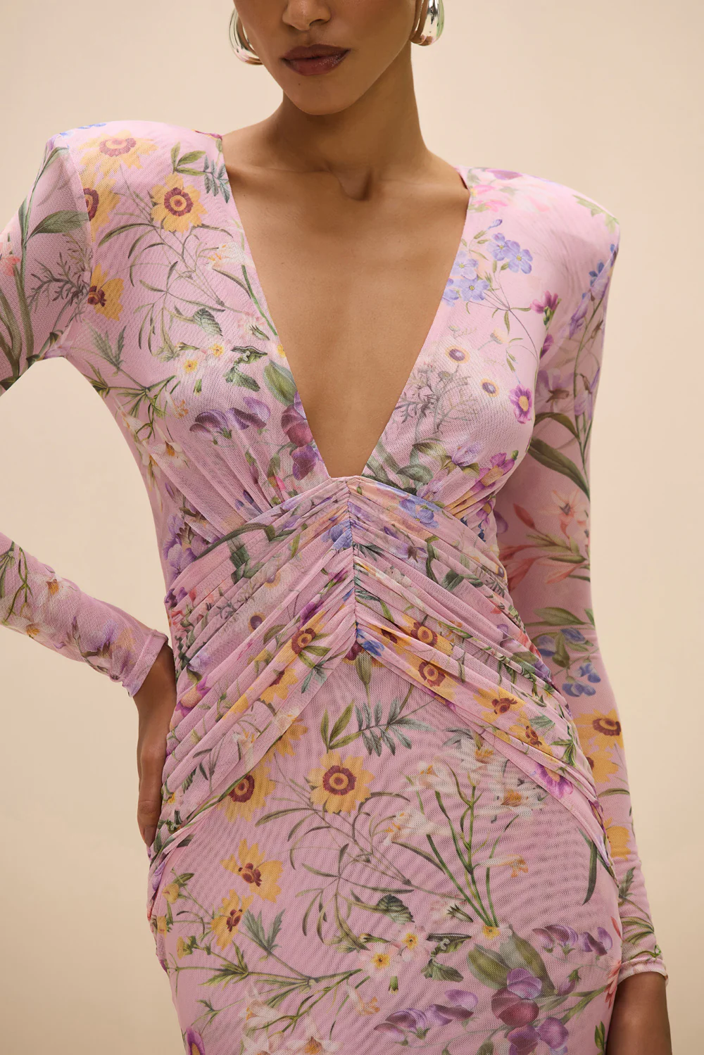 HEATHER PLUNGE MAXI DRESS - Image 2