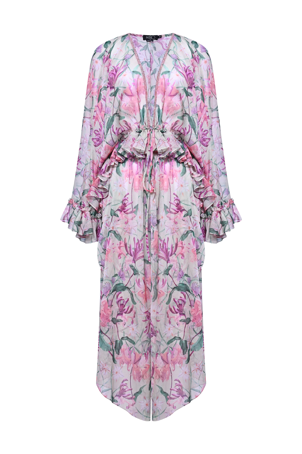 HONEY FLOWER LONG ROBE - Image 3