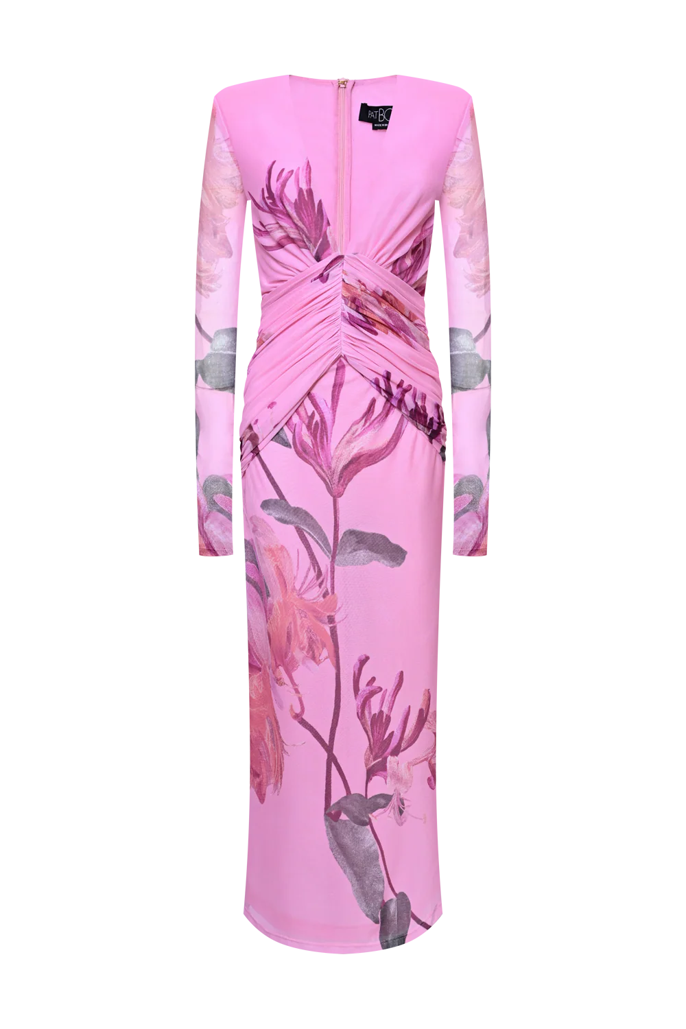 HONEY FLOWER TULLE MIDI DRESS - Image 3