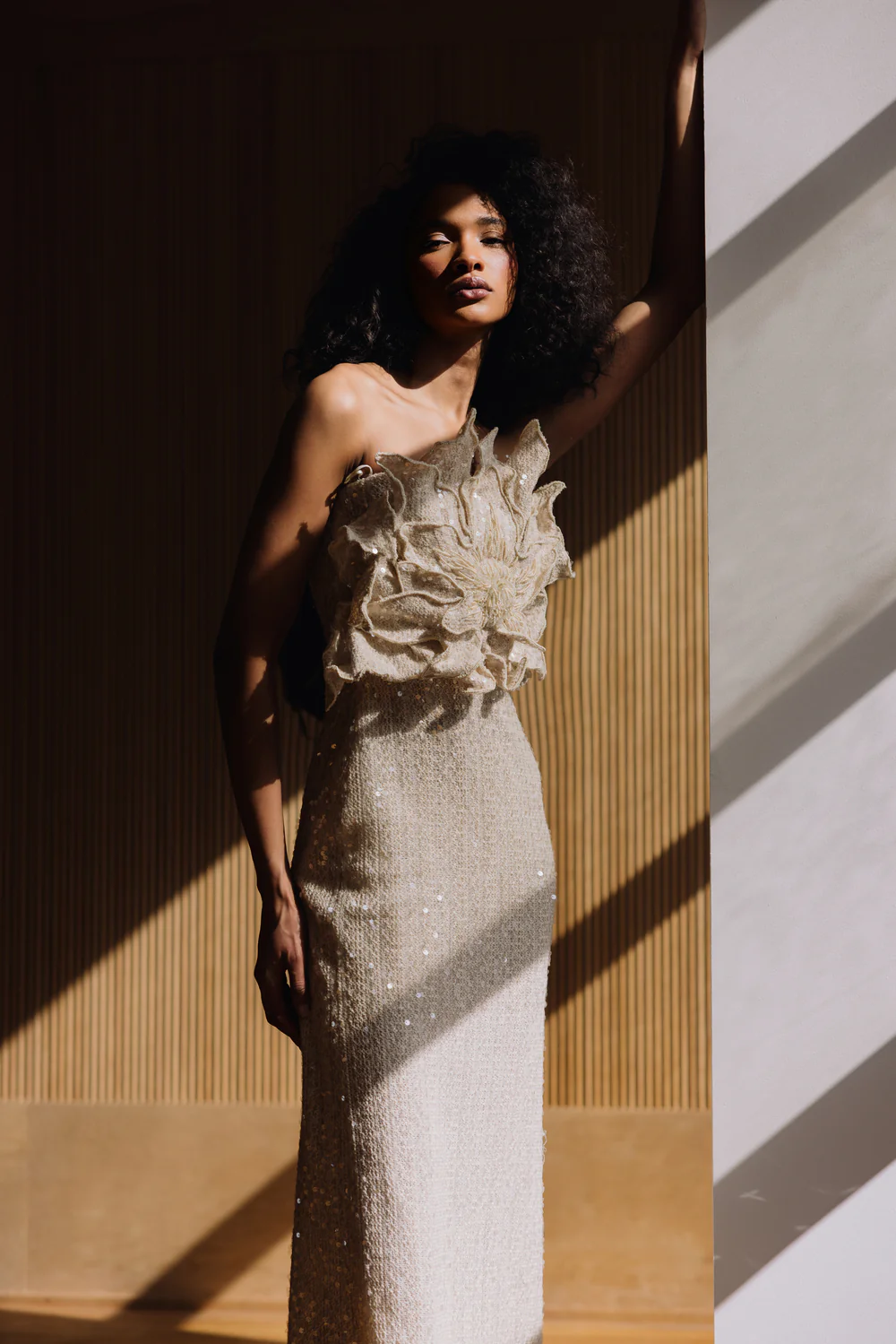 IARA CROCHET FLOWER MAXI DRESS - Image 3