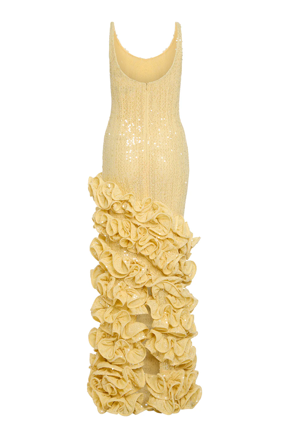 IARA CROCHET RUFFLE MAXI DRESS (RUNWAY) - Image 7