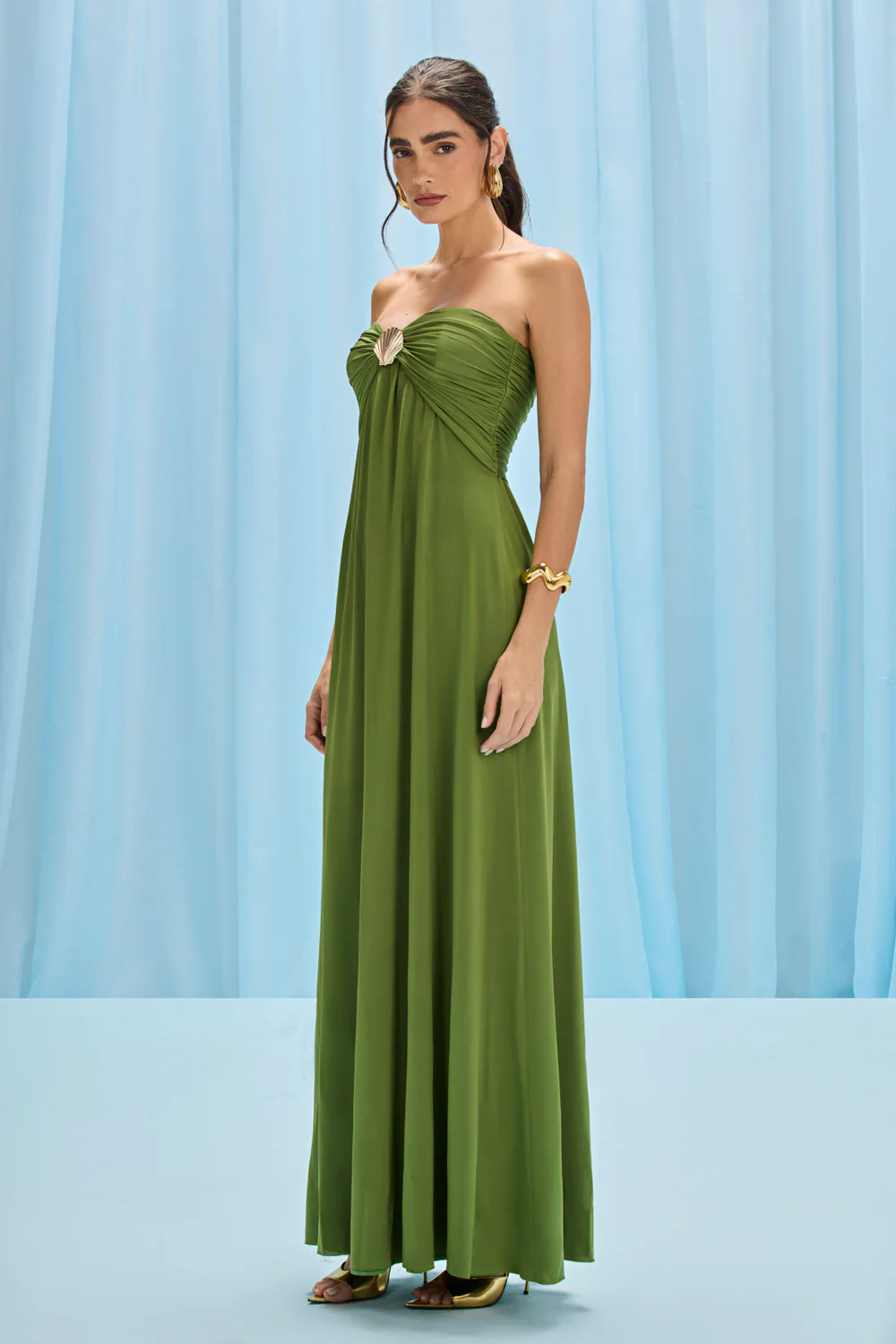 INTENSITY JERSEY STRAPLESS GOWN - Image 4