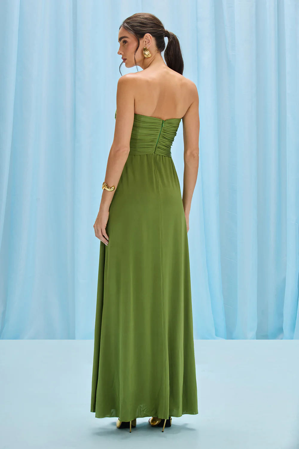 INTENSITY JERSEY STRAPLESS GOWN - Image 5