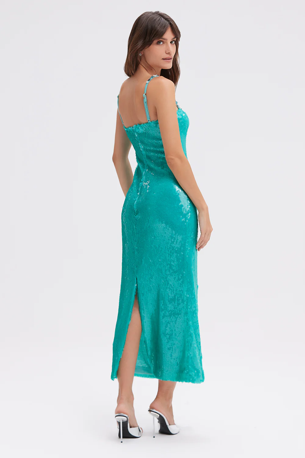 ISLA SEQUIN MIDI DRESS - Image 3