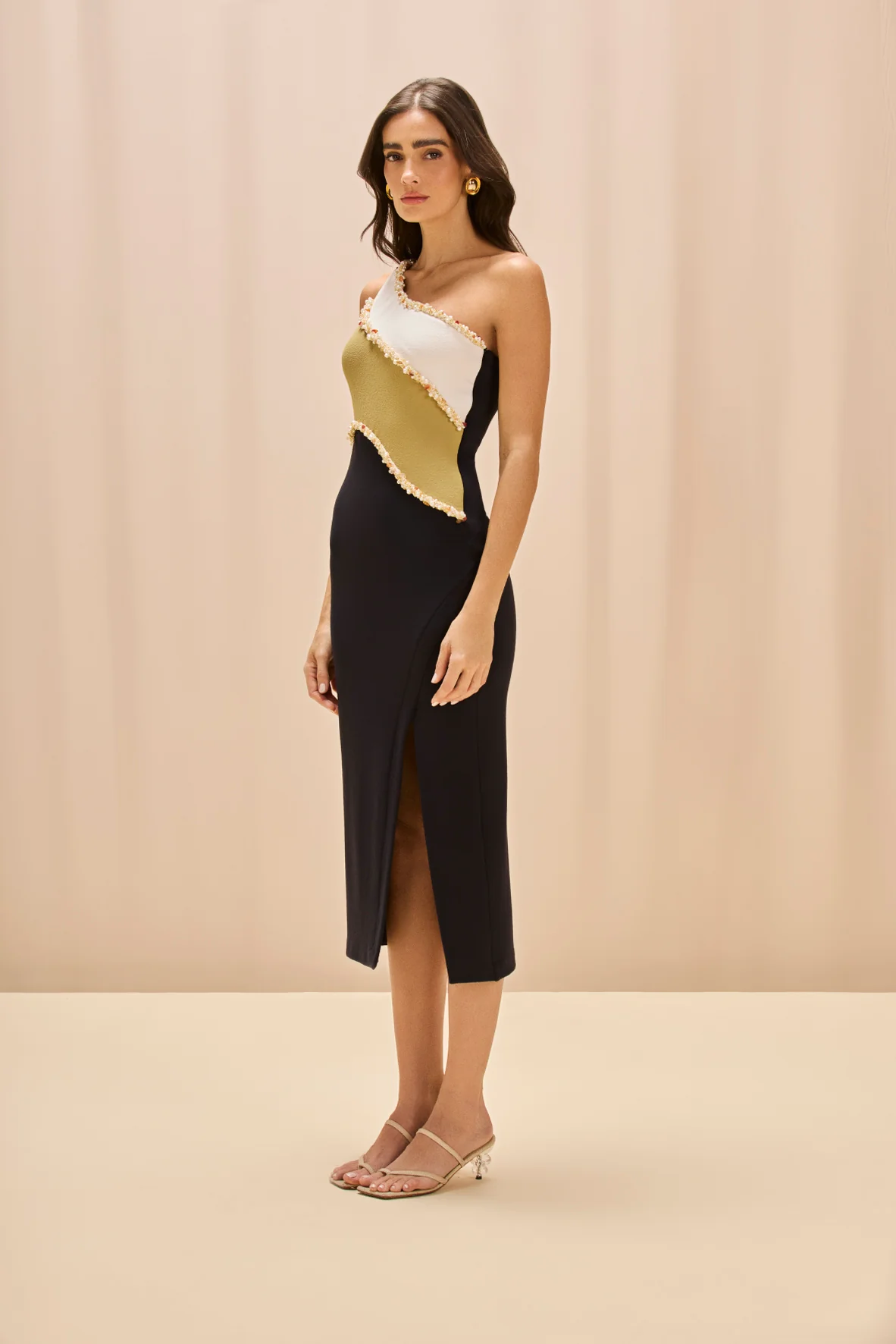 JADE KNIT COLORS MIDI DRESS - Image 3