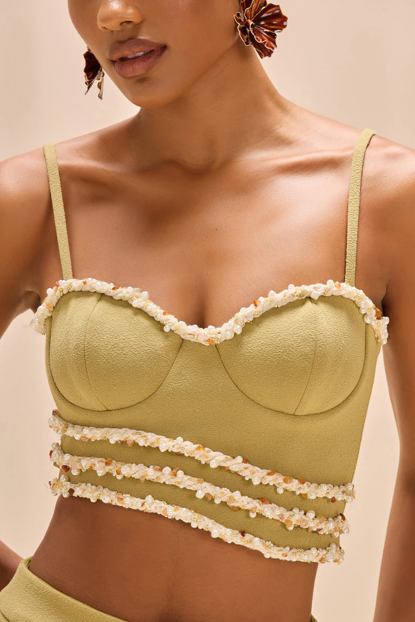 JADE KNIT EMBROIDERED TOP - Image 3