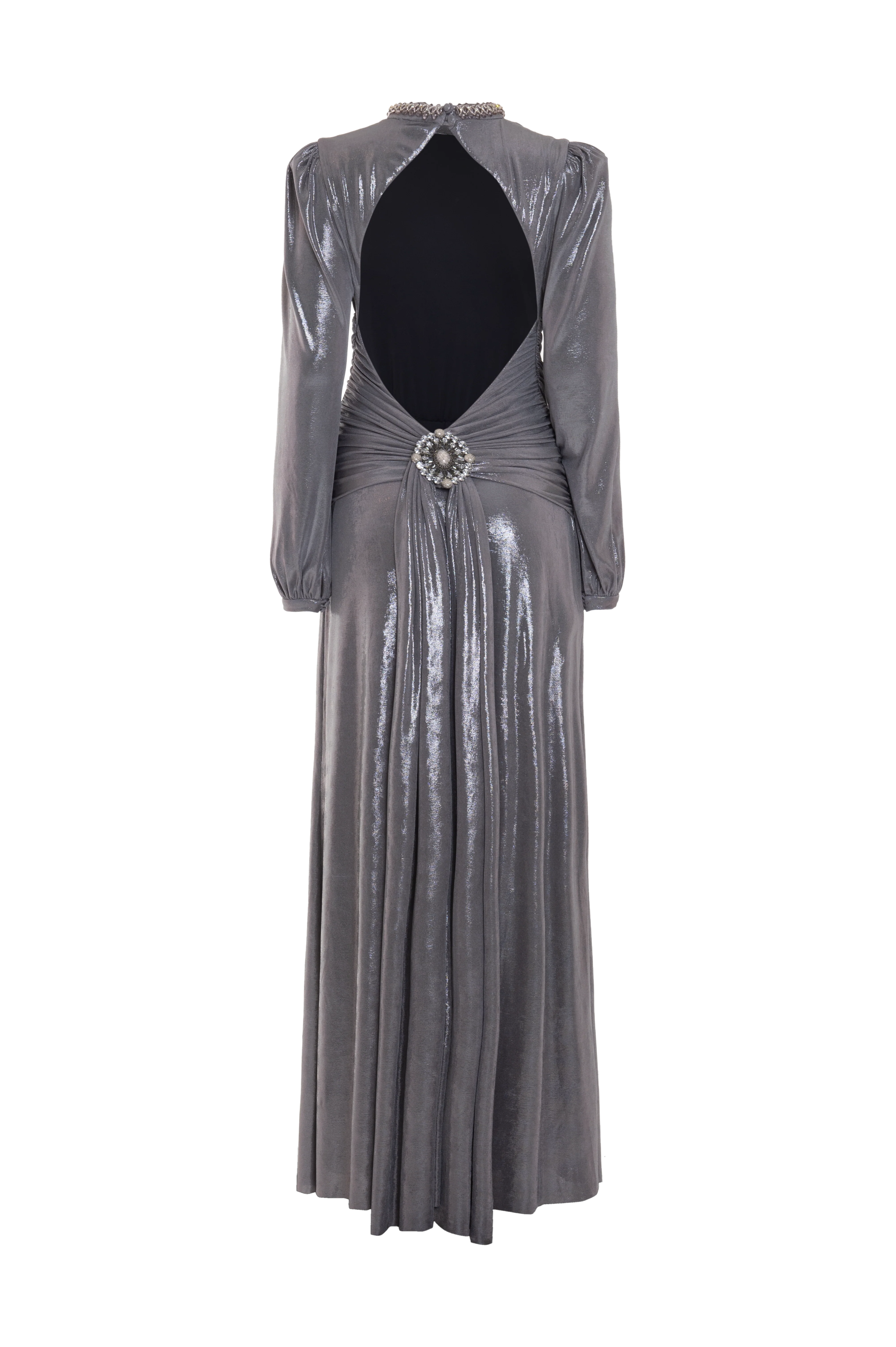 JERSEY ELYSIAN LONG DRESS - Image 4